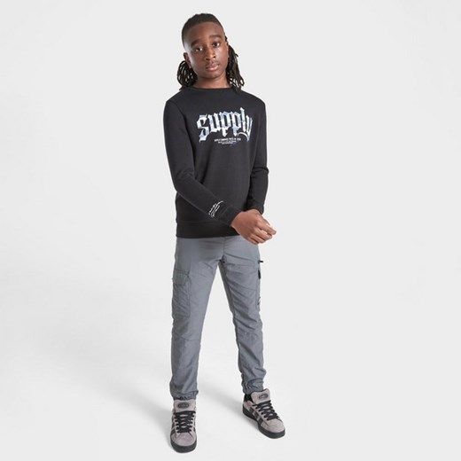 SUPPLY&amp;DEMAND BLUZA HYDRO CREW BLK ze sklepu JD Sports  w kategorii Bluzy chłopięce - zdjęcie 178191591