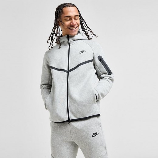NIKE BLUZA Z KAPTUREM M NK TCH FLC FZ WR HOODIE ze sklepu JD Sports  w kategorii Bluzy męskie - zdjęcie 178191761