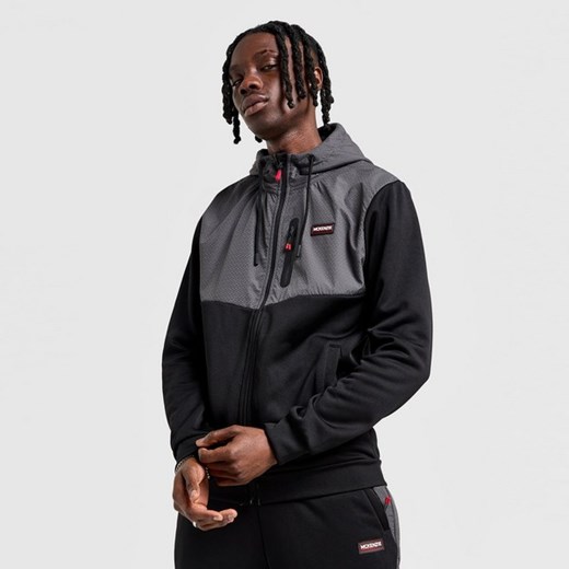 MCKENZIE BLUZA ROZPINANA Z KAPTUREM CHAOS PLY BLK ze sklepu JD Sports  w kategorii Bluzy męskie - zdjęcie 178191881