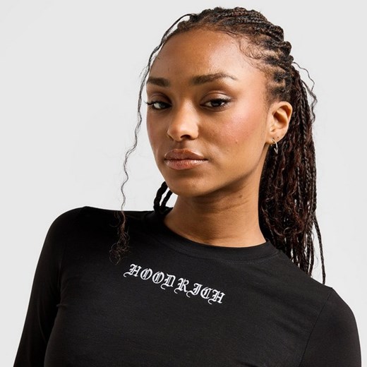 HOODRICH T-SHIRT DUSK LS BABY T BLK ze sklepu JD Sports  w kategorii Bluzki damskie - zdjęcie 178192103