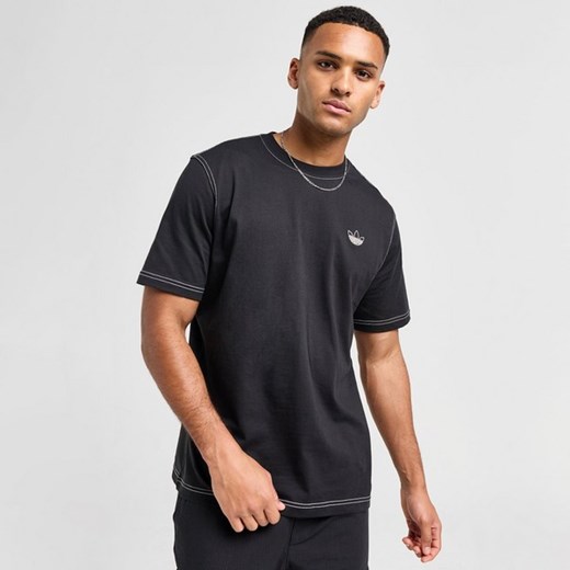 ADIDAS T-SHIRT STICH TEE BLK ze sklepu JD Sports  w kategorii T-shirty męskie - zdjęcie 178192133