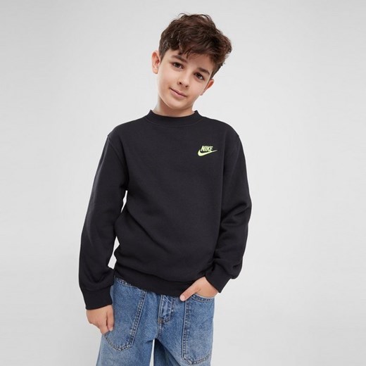 NIKE BLUZA K NSW CLUB FLC CREW LS LBR B ze sklepu JD Sports  w kategorii Bluzy chłopięce - zdjęcie 178192491
