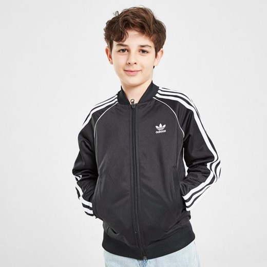 ADIDAS BLUZA ROZPINANA S&#039;STAR TTOP BLK/WHT B ze sklepu JD Sports  w kategorii Bluzy chłopięce - zdjęcie 178193024