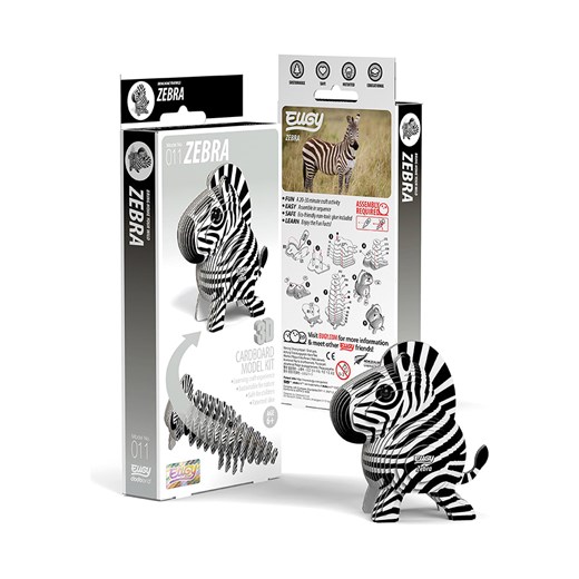 Eugy Zestaw do majsterkowania 3D &quot;Zebra&quot; - 6+ ze sklepu Limango Polska w kategorii Zabawki - zdjęcie 178194311
