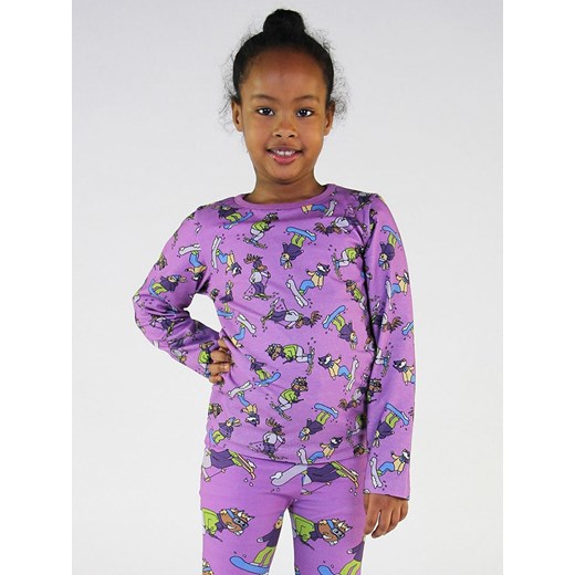Småfolk Koszulka w kolorze fioletowym 92/98 wyprzedaż Limango Polska
