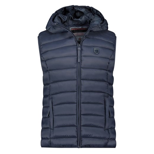 Geographical Norway Kamizelka pikowana &quot;Vatikolor&quot; w kolorze granatowym ze sklepu Limango Polska w kategorii Kamizelki damskie - zdjęcie 178195304