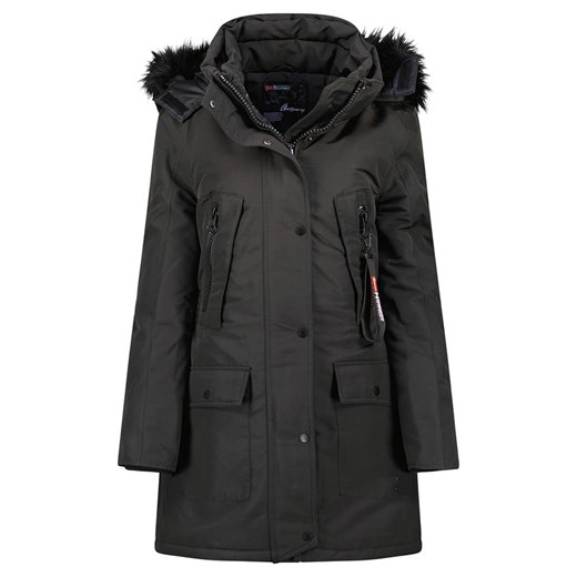 Geographical Norway Parka &quot;Corta&quot; w kolorze czarnym ze sklepu Limango Polska w kategorii Kurtki damskie - zdjęcie 178195530