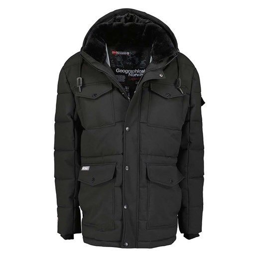Geographical Norway Parka &quot;Corlas&quot; w kolorze czarnym ze sklepu Limango Polska w kategorii Kurtki męskie - zdjęcie 178196581