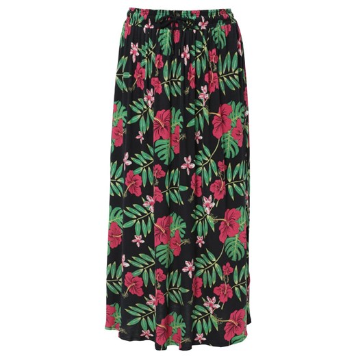 TWINTIP Długa spódnica black/pink zalando zielony kwiatowy