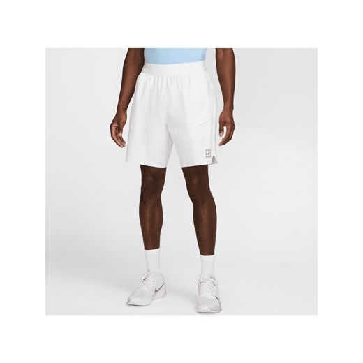 Męskie spodenki tenisowe 20 cm Dri-FIT NikeCourt Advantage - Biel ze sklepu Nike poland w kategorii Spodenki męskie - zdjęcie 178197830