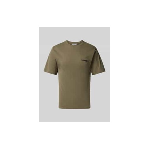 T-shirt z nadrukiem z logo ze sklepu Peek&Cloppenburg  w kategorii T-shirty męskie - zdjęcie 178197852