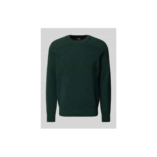 Sweter z dzianiny z okrągłym dekoltem model ‘Alamaka’ ze sklepu Peek&Cloppenburg  w kategorii Swetry męskie - zdjęcie 178197902