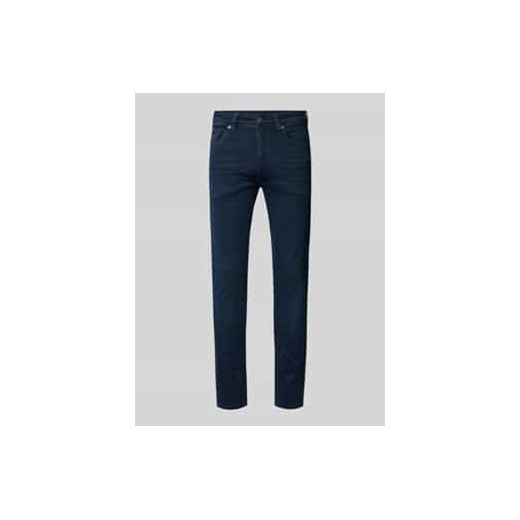 Jeansy o kroju slim fit z 5 kieszeniami model ‘LEON’ ze sklepu Peek&Cloppenburg  w kategorii Jeansy męskie - zdjęcie 178198014