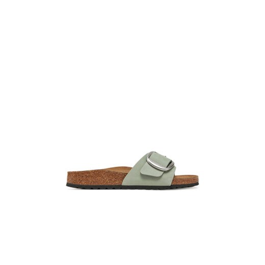 Birkenstock Klapki Madrid Big Buckle 1029293 Zielony ze sklepu MODIVO w kategorii Klapki damskie - zdjęcie 178198510