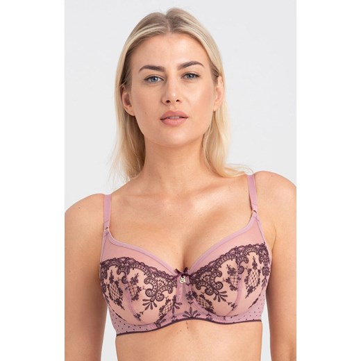 Samanta biustonosz miękki soft Carmen A143, Kolor wrzosowy, Rozmiar 70D, Samanta ze sklepu Intymna w kategorii Biustonosze - zdjęcie 178200234