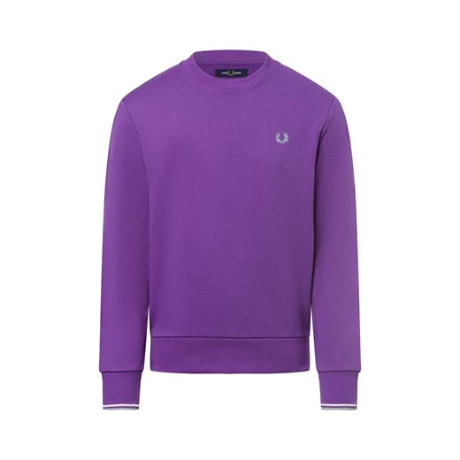Fred Perry Męska bluza nierozpinana Mężczyźni écru jednolity ze sklepu vangraaf w kategorii Bluzy męskie - zdjęcie 178202522