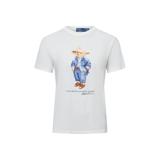 Polo Ralph Lauren Koszulka damska Kobiety Bawełna écru jednolity ze sklepu vangraaf w kategorii Bluzki damskie - zdjęcie 178202590
