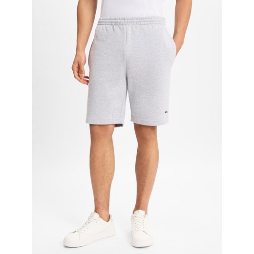 Lacoste Męskie spodenki dresowe Mężczyźni jasny szary jednolity Lacoste 5 vangraaf