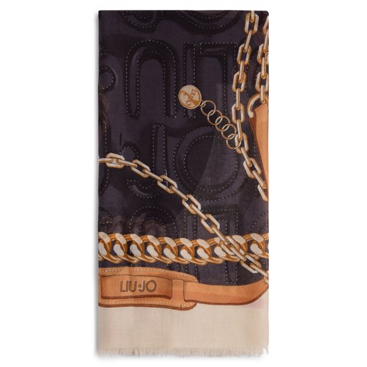 Liu Jo Collection Szalik damski Kobiety Sztuczne włókno czarny nadruk ze sklepu vangraaf w kategorii Szaliki i chusty damskie - zdjęcie 178202652