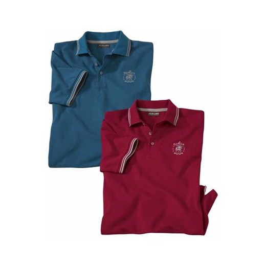 Zestaw 2 koszulek polo z piki ze sklepu Atlas For Men w kategorii T-shirty męskie - zdjęcie 178202720