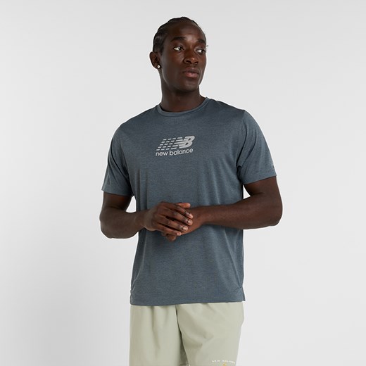 Koszulka męska New Balance MT51204GT – szara ze sklepu New Balance Poland w kategorii T-shirty męskie - zdjęcie 178202961