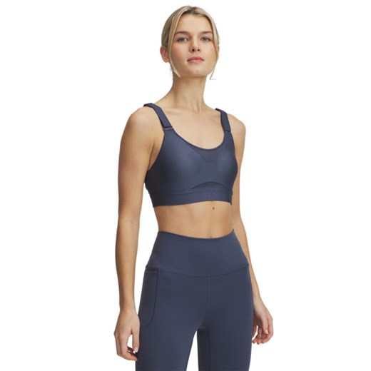 Biustonosz treningowy Under Armour UA Infinity High 2.0 Bra - granatowy ze sklepu Sportstylestory.com w kategorii Biustonosze - zdjęcie 178204981
