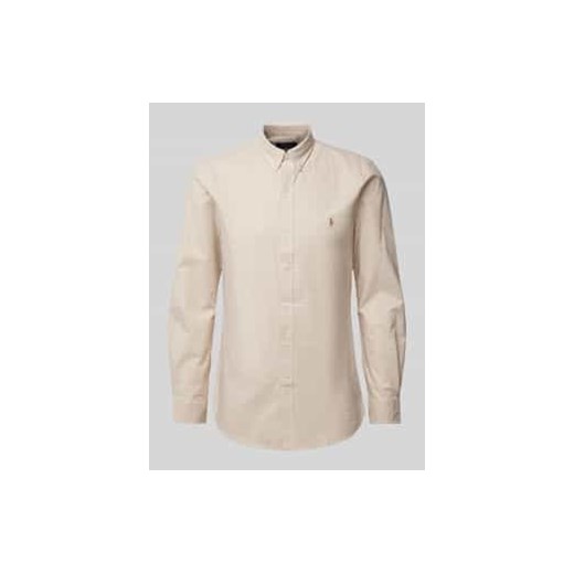 Koszula casualowa o kroju slim fit z kołnierzykiem typu button down ze sklepu Peek&Cloppenburg  w kategorii Koszule męskie - zdjęcie 178205302