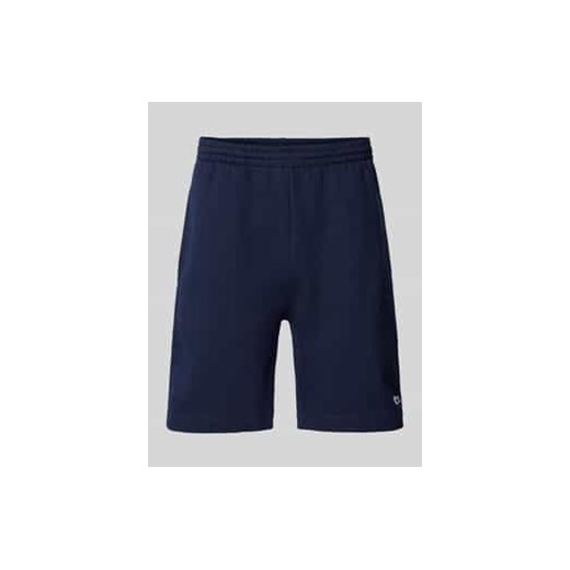 Szorty z dzianiny dresowej o kroju regular fit z naszywką z logo ze sklepu Peek&Cloppenburg  w kategorii Spodenki męskie - zdjęcie 178205362