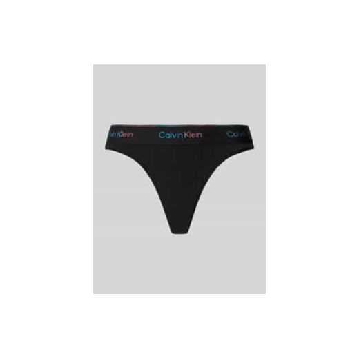 Stringi z elastycznym pasem z logo ze sklepu Peek&Cloppenburg  w kategorii Majtki damskie - zdjęcie 178205631