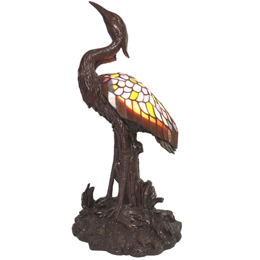 LumiLamp Lampa stołowa w kolorze brązowym ze wzorem - wys. 53 cm ze sklepu Limango Polska w kategorii Lampy stołowe - zdjęcie 178205691