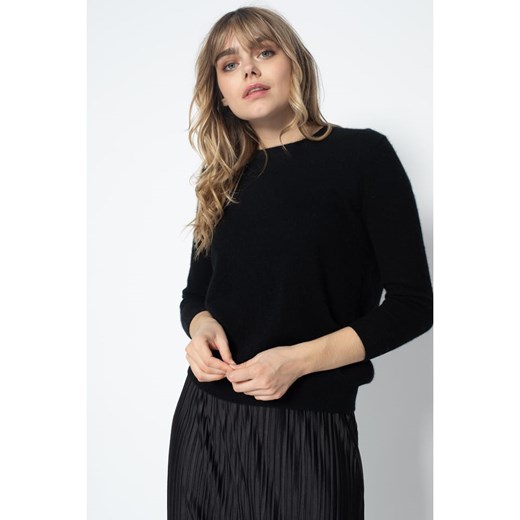 Perfect Cashmere Kaszmirowy sweter &quot;Vanessa&quot; w kolorze czarnym ze sklepu Limango Polska w kategorii Swetry damskie - zdjęcie 178205771