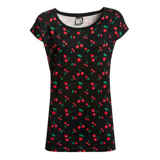 Pussy Deluxe Koszulka &quot;Cherries&quot; w kolorze czarnym ze sklepu Limango Polska w kategorii Bluzki damskie - zdjęcie 178205812