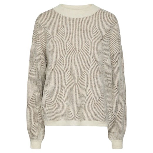 Pieces Sweter w kolorze beżowym ze sklepu Limango Polska w kategorii Swetry damskie - zdjęcie 178205841