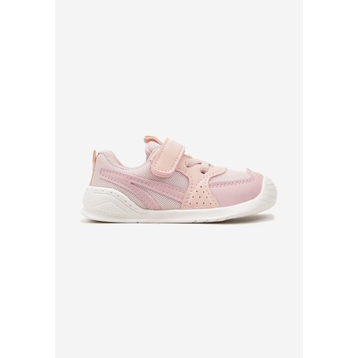 Różowe Buty Sportowe Sneakersy z Zapięciem na Rzep Elisona ze sklepu born2be.pl w kategorii Buty sportowe dziecięce - zdjęcie 178206153