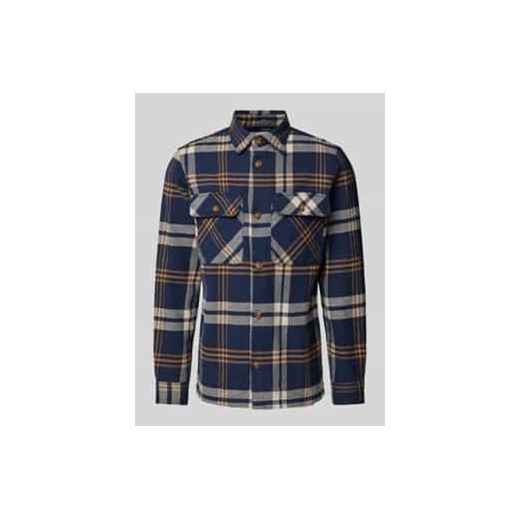 Kurtka koszulowa o kroju slim fit z kołnierzykiem typu kent model ‘RAYMOND’ ze sklepu Peek&Cloppenburg  w kategorii Koszule męskie - zdjęcie 178206711