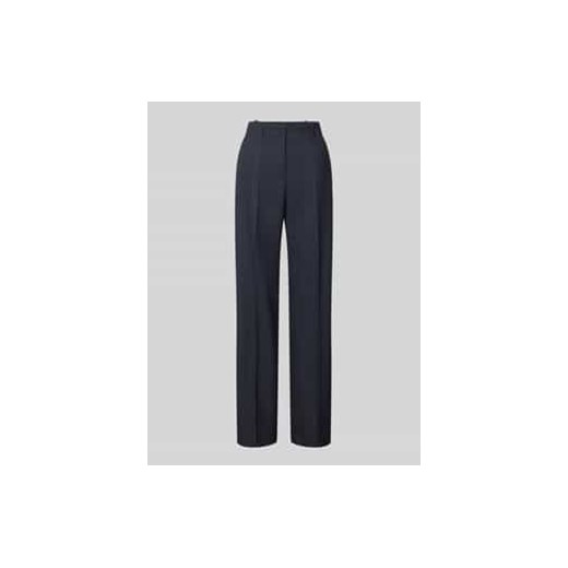 Spodnie materiałowe o kroju regular fit w kant model ‘HULANA’ ze sklepu Peek&Cloppenburg  w kategorii Spodnie damskie - zdjęcie 178206764
