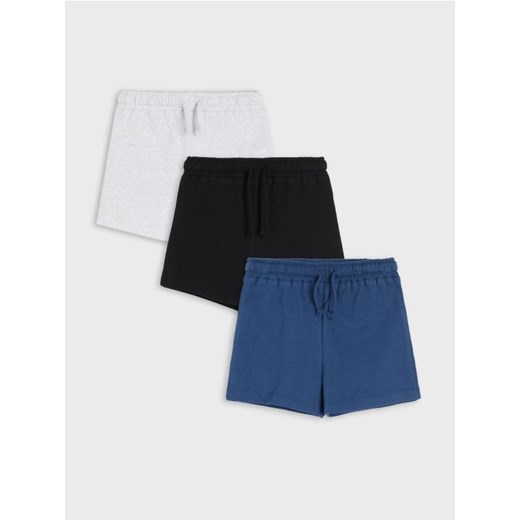 Sinsay - Szorty 3 pack - granatowy ze sklepu Sinsay w kategorii Spodenki niemowlęce - zdjęcie 178208760