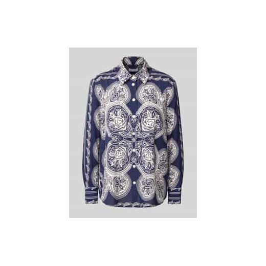 Bluzka koszulowa o kroju regular fit z listwą guzikową na całej długości ze sklepu Peek&Cloppenburg  w kategorii Koszule damskie - zdjęcie 178208861