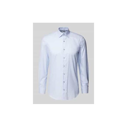 Koszula biznesowa o kroju body fit z kołnierzykiem typu kent  model ‘New York'’ ze sklepu Peek&Cloppenburg  w kategorii Koszule męskie - zdjęcie 178208972