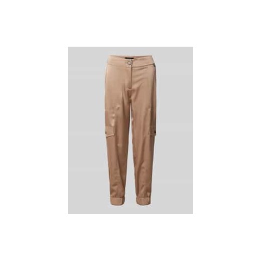 Spodnie cargo o kroju relaxed fit z wpuszczanymi kieszeniami ze sklepu Peek&Cloppenburg  w kategorii Spodnie damskie - zdjęcie 178209080