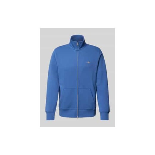 Bluza rozpinana o kroju regular fit z wyhaftowanym logo ze sklepu Peek&Cloppenburg  w kategorii Bluzy męskie - zdjęcie 178209102