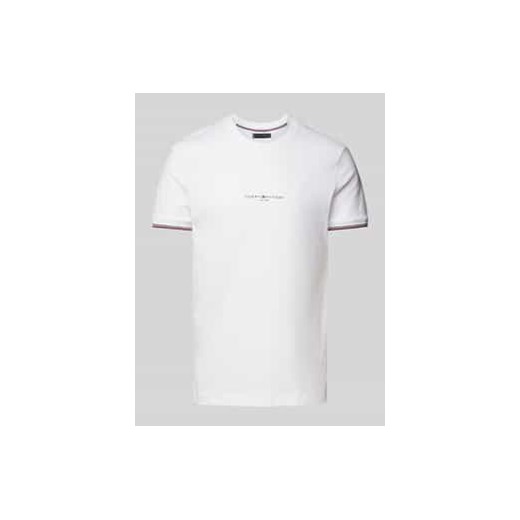 T-shirt z nadrukiem z logo ze sklepu Peek&Cloppenburg  w kategorii T-shirty męskie - zdjęcie 178209190
