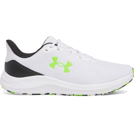 Męskie buty do biegania Under Armour UA Charged Pursuit 4 - białe ze sklepu Sportstylestory.com w kategorii Buty sportowe męskie - zdjęcie 178209321
