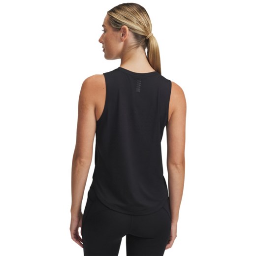 Damski top do biegania Under Armour UA Launch Elite Tank - czarny ze sklepu Sportstylestory.com w kategorii Bluzki damskie - zdjęcie 178209443