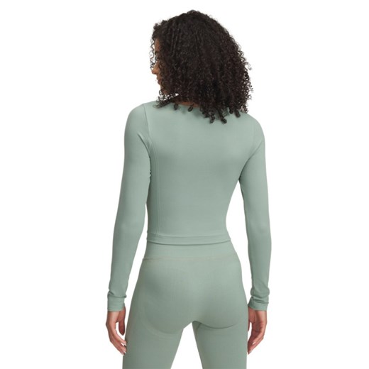 Damski longsleeve treningowy Under Armour UA Vanish Seamless LS - zielony ze sklepu Sportstylestory.com w kategorii Bluzki damskie - zdjęcie 178209572
