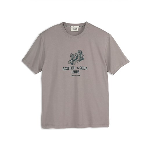 Scotch &amp; Soda Koszulka w kolorze szarym ze sklepu Limango Polska w kategorii T-shirty męskie - zdjęcie 178211682
