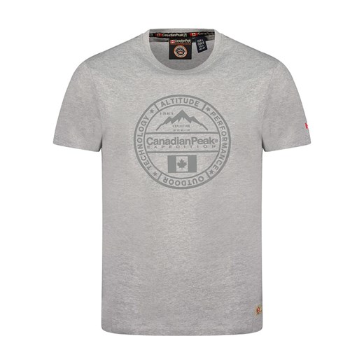 Canadian Peak Koszulka &quot;Jacobeak&quot; w kolorze szarym ze sklepu Limango Polska w kategorii T-shirty męskie - zdjęcie 178211984