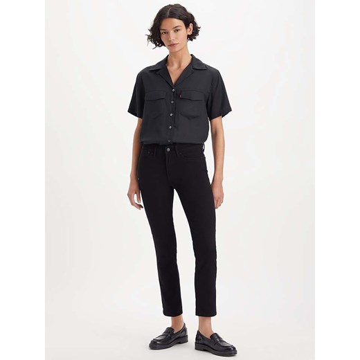 Levi&apos;s Dżinsy &quot;712&quot; - Slim fit - w kolorze czarnym ze sklepu Limango Polska w kategorii Jeansy damskie - zdjęcie 178212034