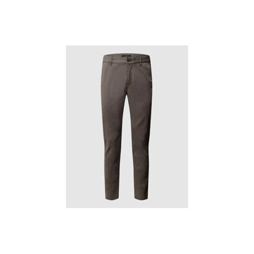 Spodnie o kroju shaped fit w jednolitym kolorze ze sklepu Peek&Cloppenburg  w kategorii Spodnie męskie - zdjęcie 178213954