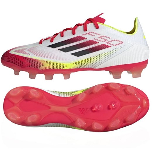 Buty piłkarskie adidas F50 Pro Mg IE1275 białe ze sklepu ButyModne.pl w kategorii Buty sportowe męskie - zdjęcie 178214311